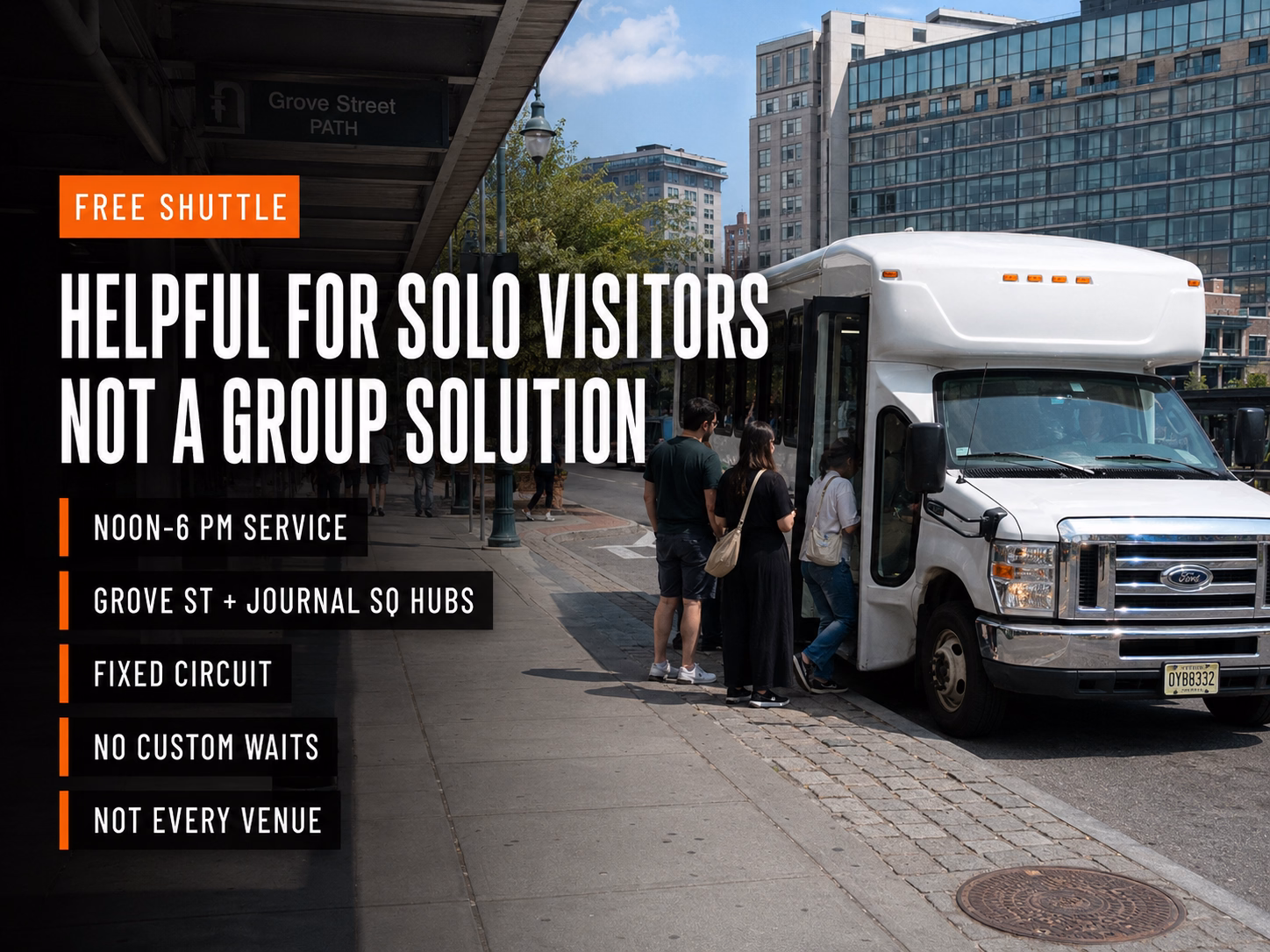 JCAST complimentary shuttle guide
