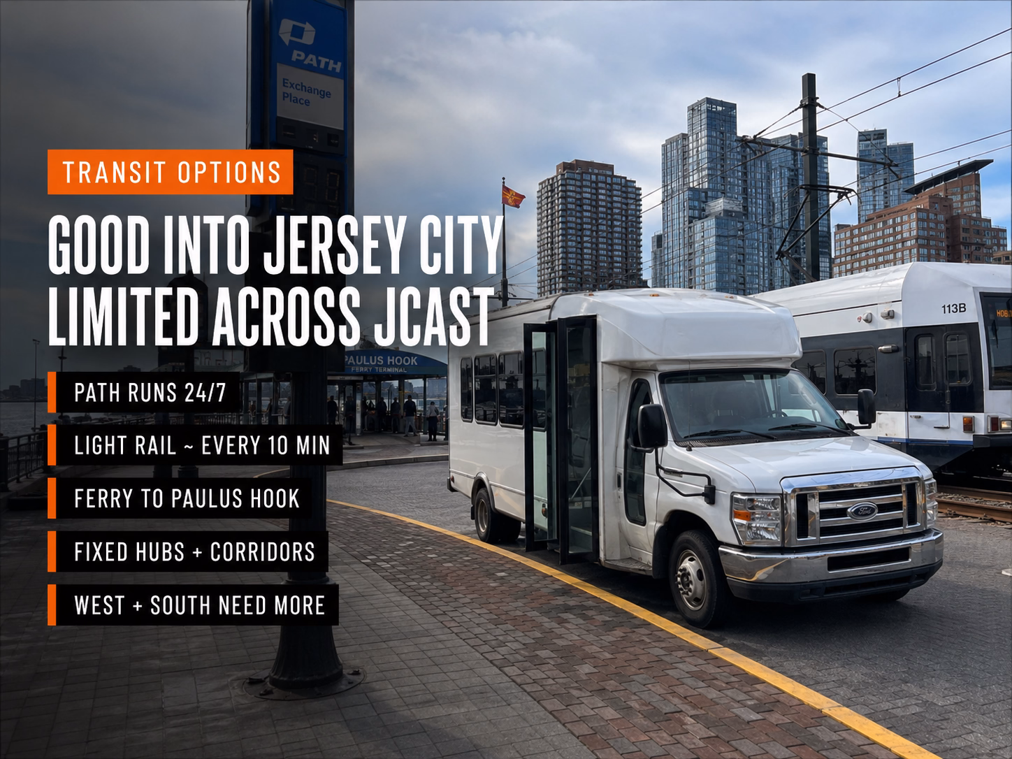 Transit options for JCAST groups