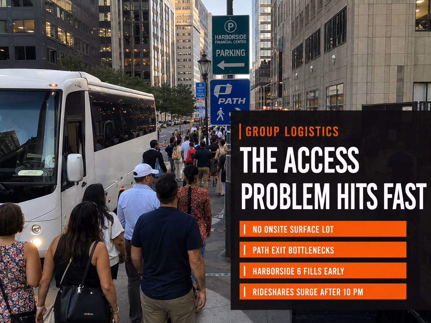 Jersey City Jazz Festival group transportation access challenge