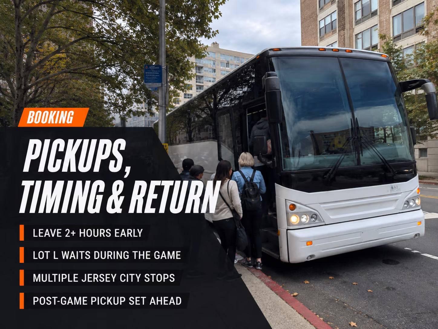 Trip types to MetLife Stadium