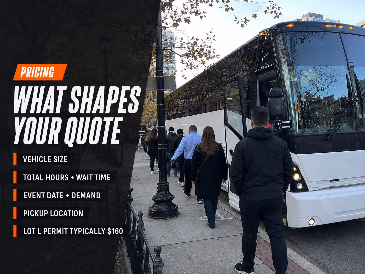 Bus size guide for MetLife Stadium trips