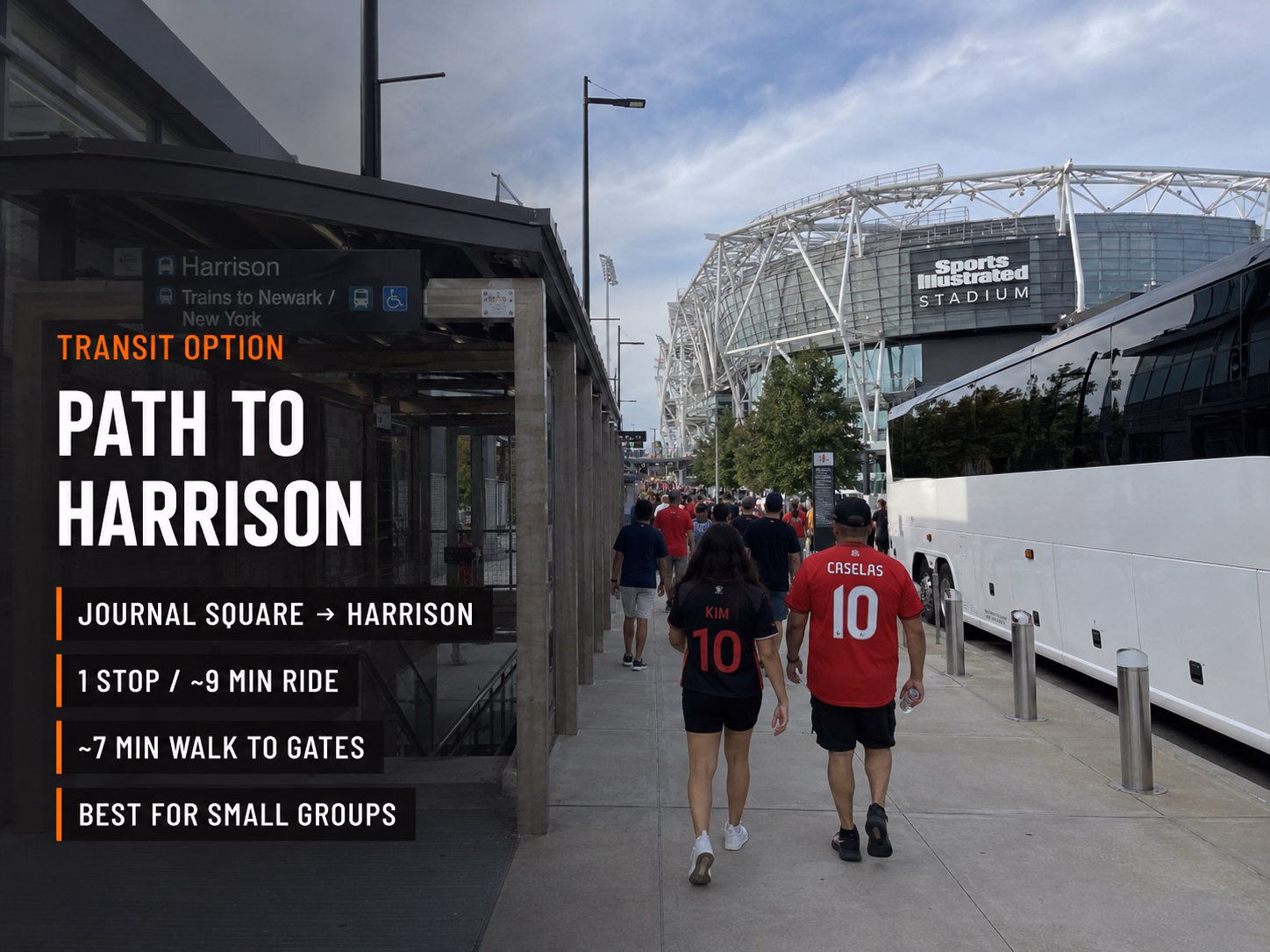 Public transit to Red Bull Arena from Jersey City