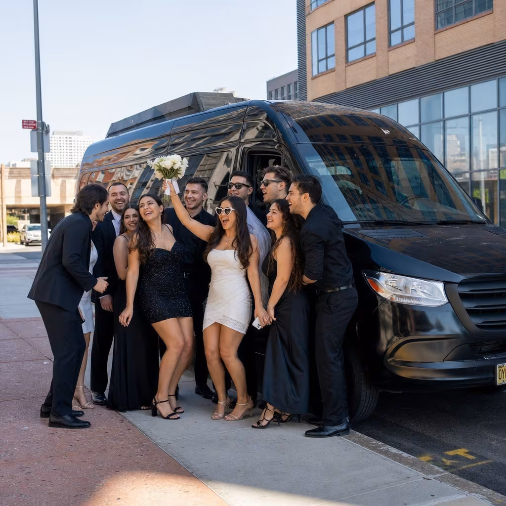Jersey City Bachelor & Bachelorette Transportation fleet vehicle