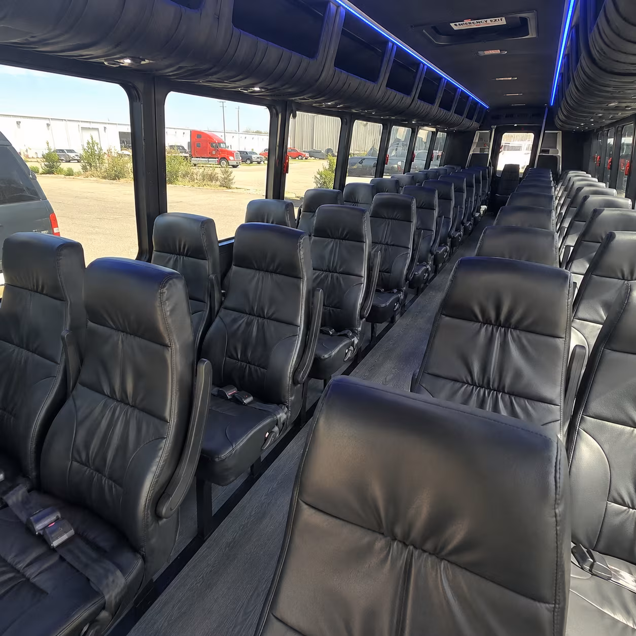 Jersey City Airport Shuttle & Transportation party bus exterior