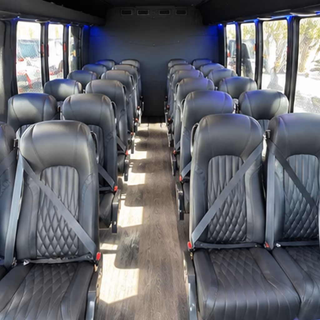 Jersey City Airport Shuttle & Transportation onboard seating