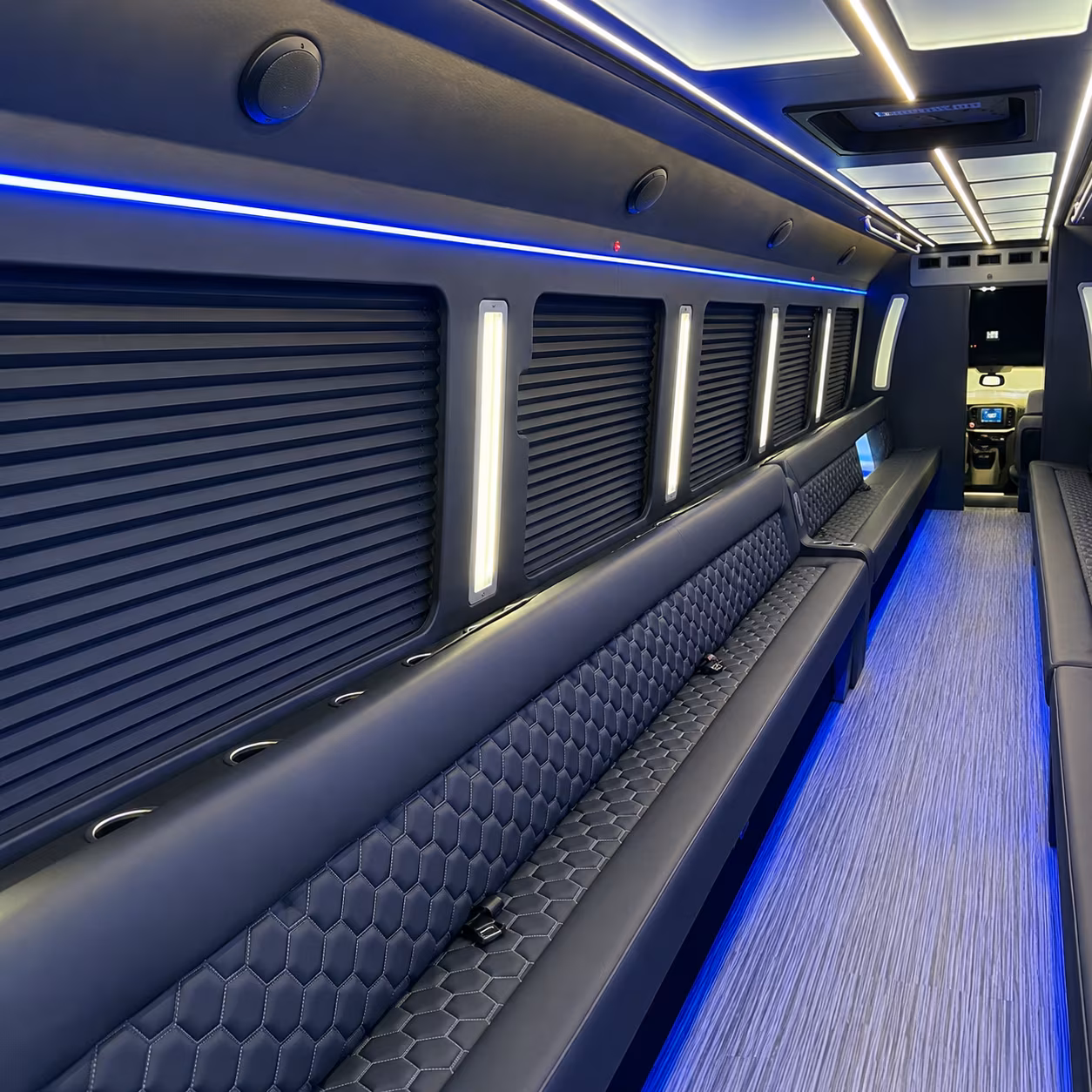 Jersey City Birthday, Sweet 16, & Quinceañera Transportation party bus exterior