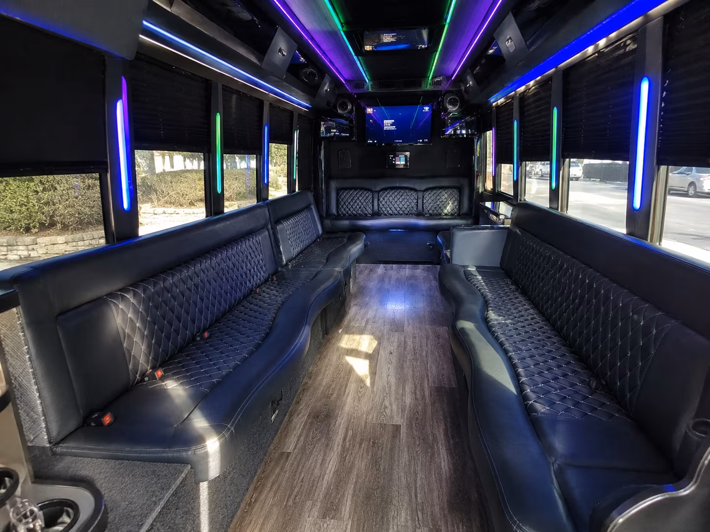 Jersey City Concert & Music Festival Transportation party bus exterior
