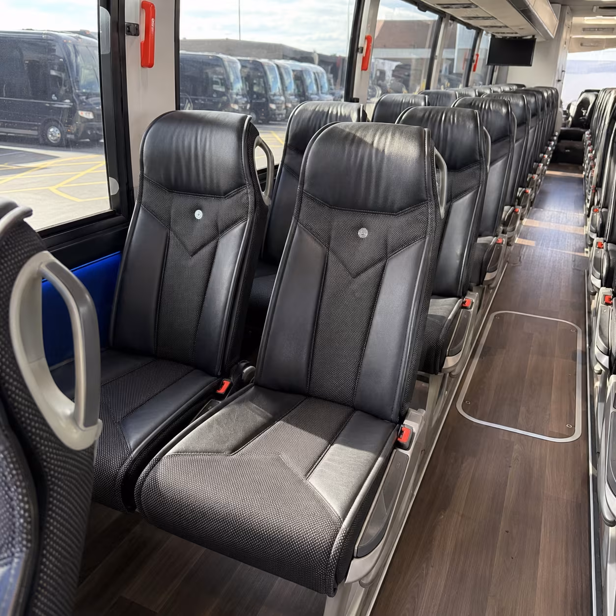 Jersey City Corporate Transportation party bus exterior