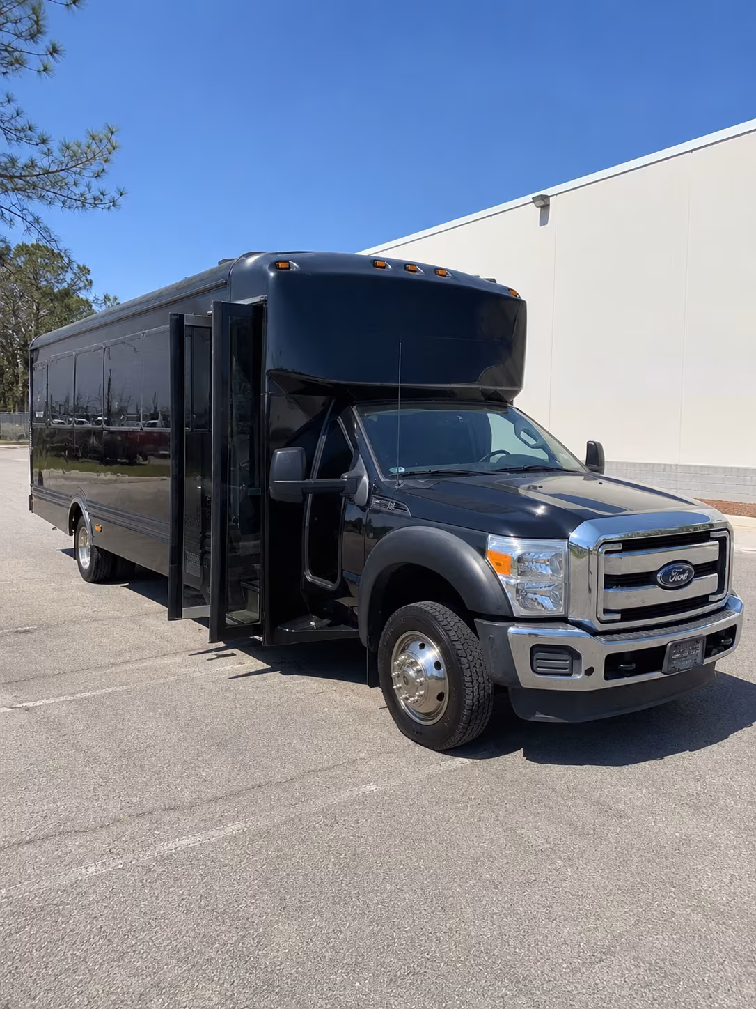 Jersey City Private Event Transportation party bus exterior