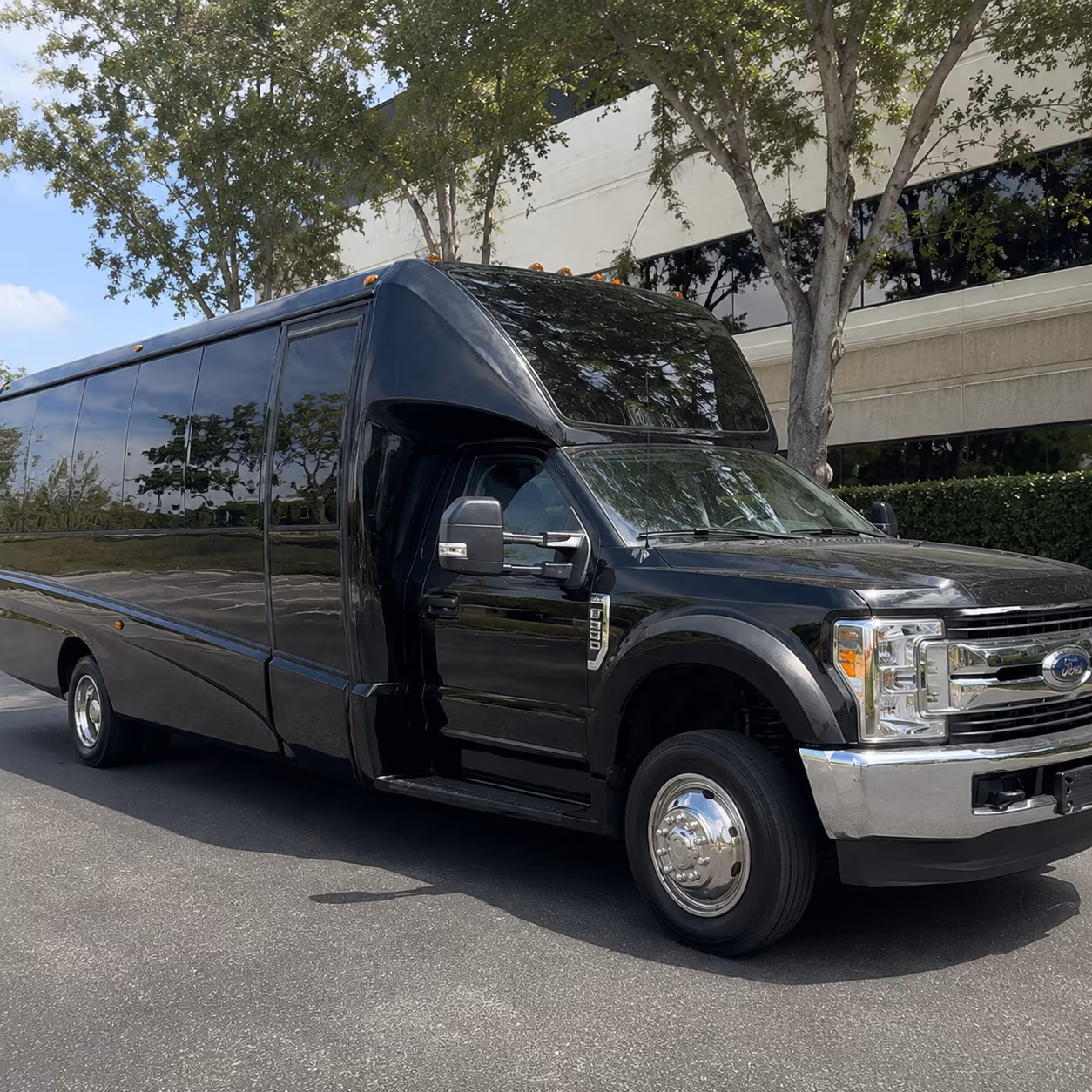 Jersey City Private Event Transportation party bus exterior