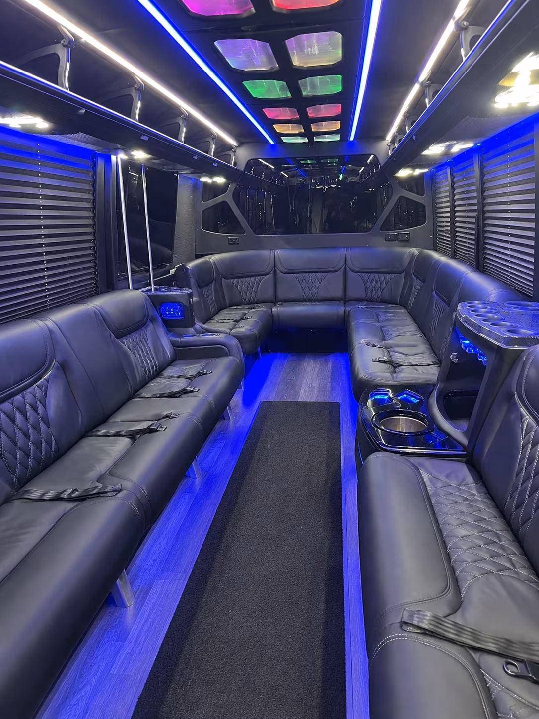 Jersey City Private Event Transportation party bus exterior