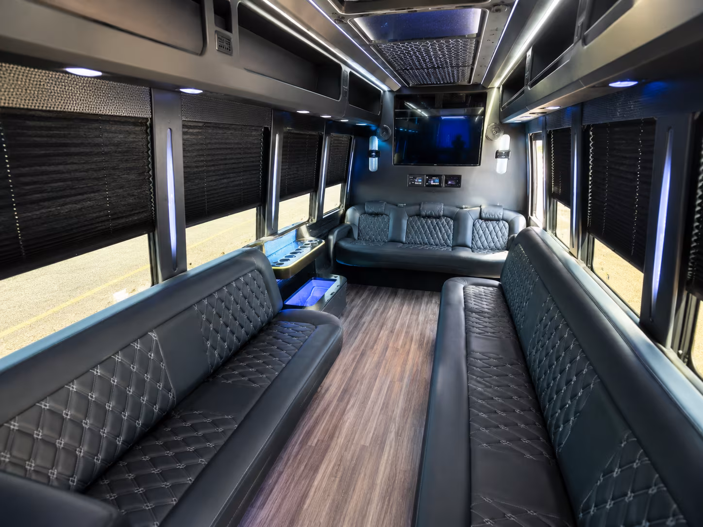 Jersey City Prom & Homecoming Transportation party bus exterior