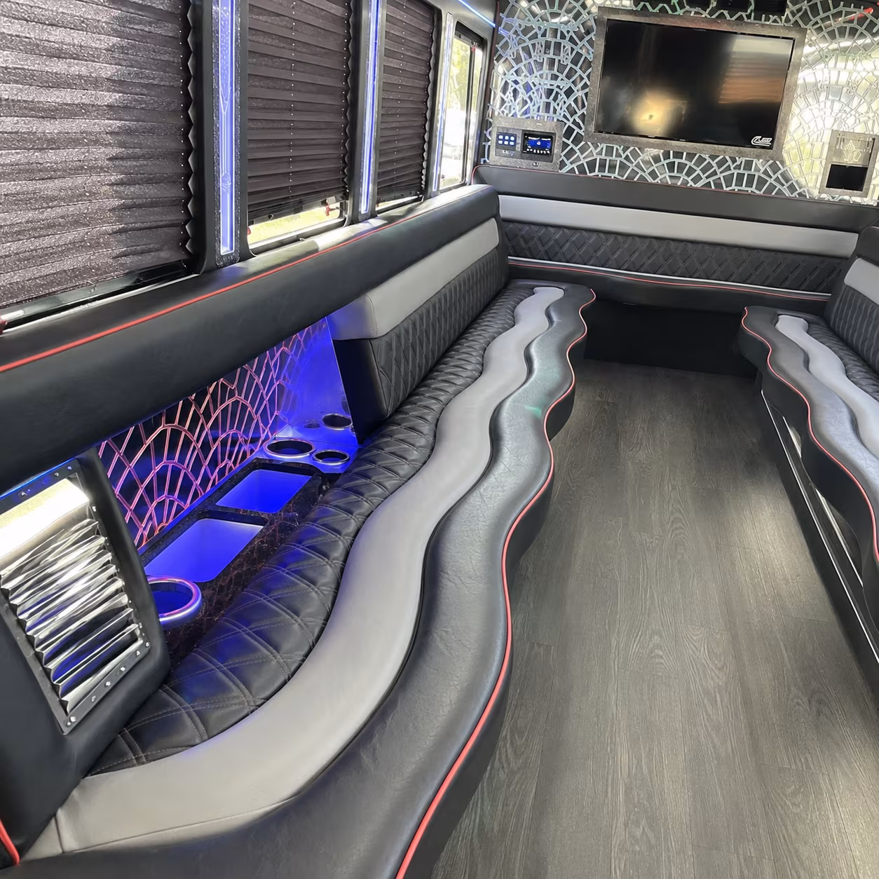 Jersey City Prom & Homecoming Transportation party bus exterior