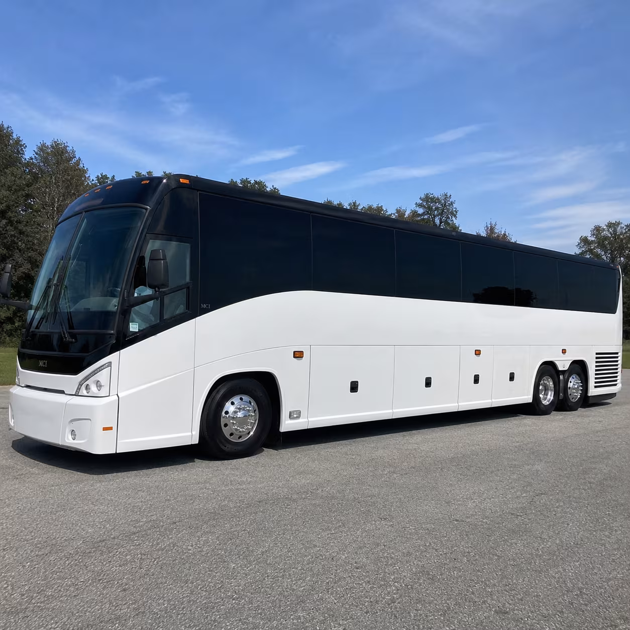 Jersey City School Event Transportation party bus exterior
