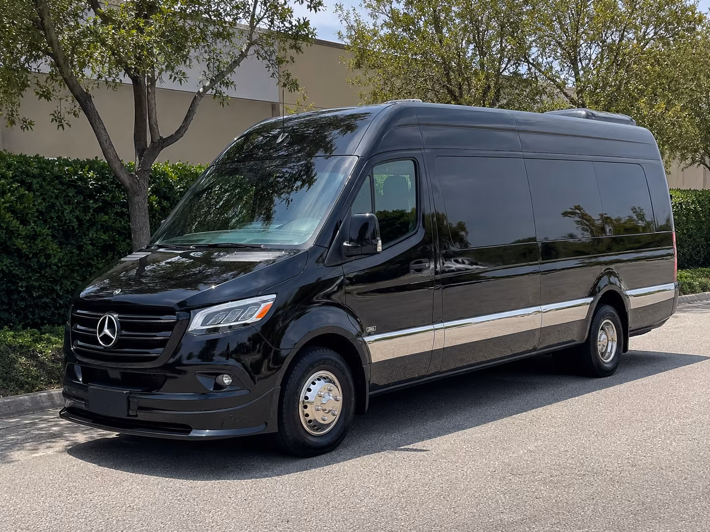 Jersey City School Event Transportation party bus exterior