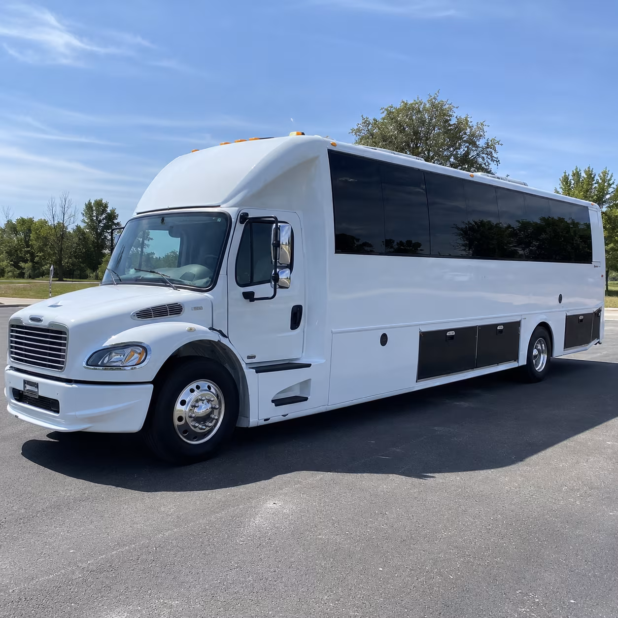 Jersey City Sporting Event Transportation party bus interior