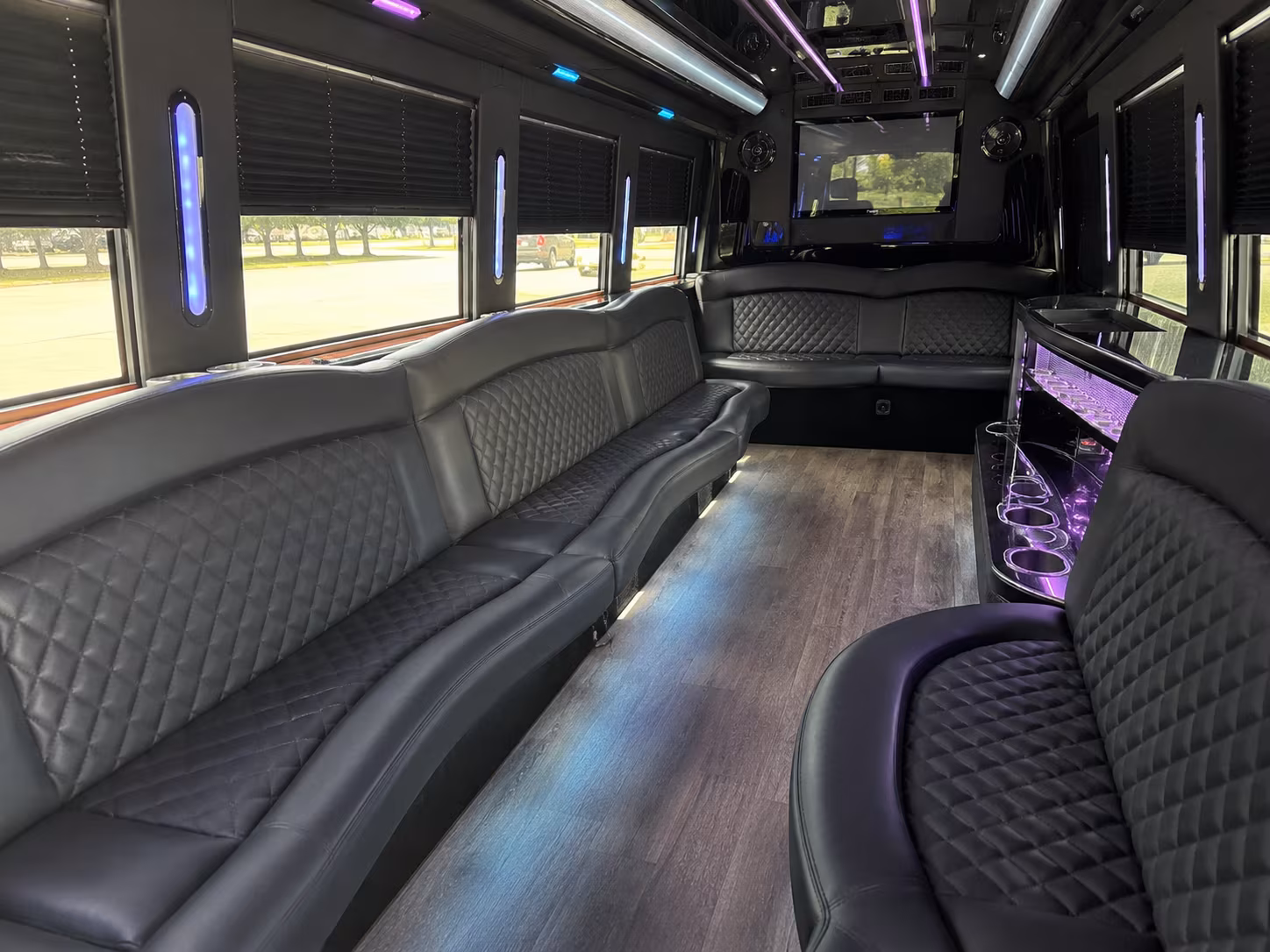 Jersey City Winery Tour & Pub Crawl Transportation onboard seating
